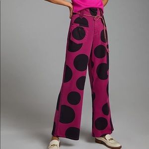 Avec Les Filles Wide Leg Pants